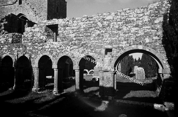 KILCONNELL ABBEY IN THE CLOISTERS